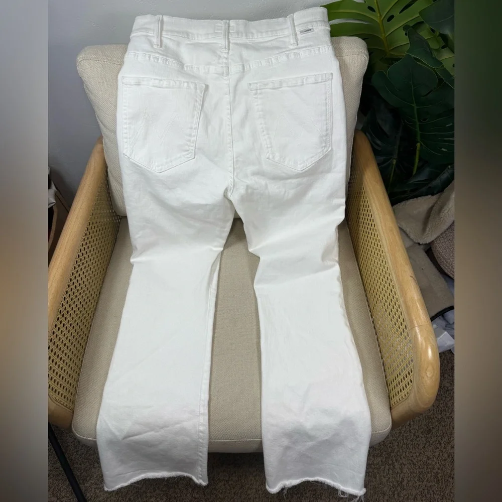 MOTHER Denim The Hustler Ankle Fray Jeans Size 30 - Picture 4 of 10